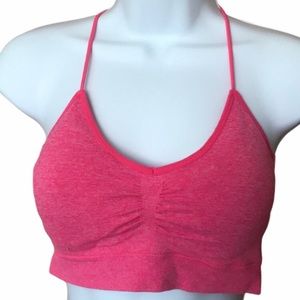 🔥Pink Racerback Sports Bra - S